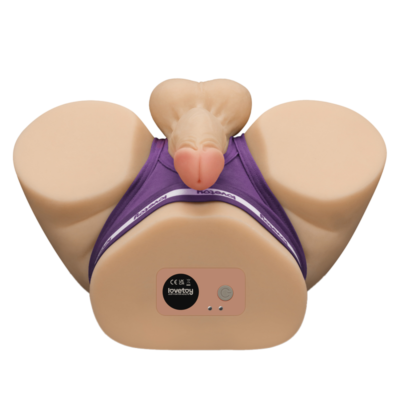 LoveToy - Streetgirl's Dual Motor Sensation Pulse met Dildo - Nude - Afbeelding 5