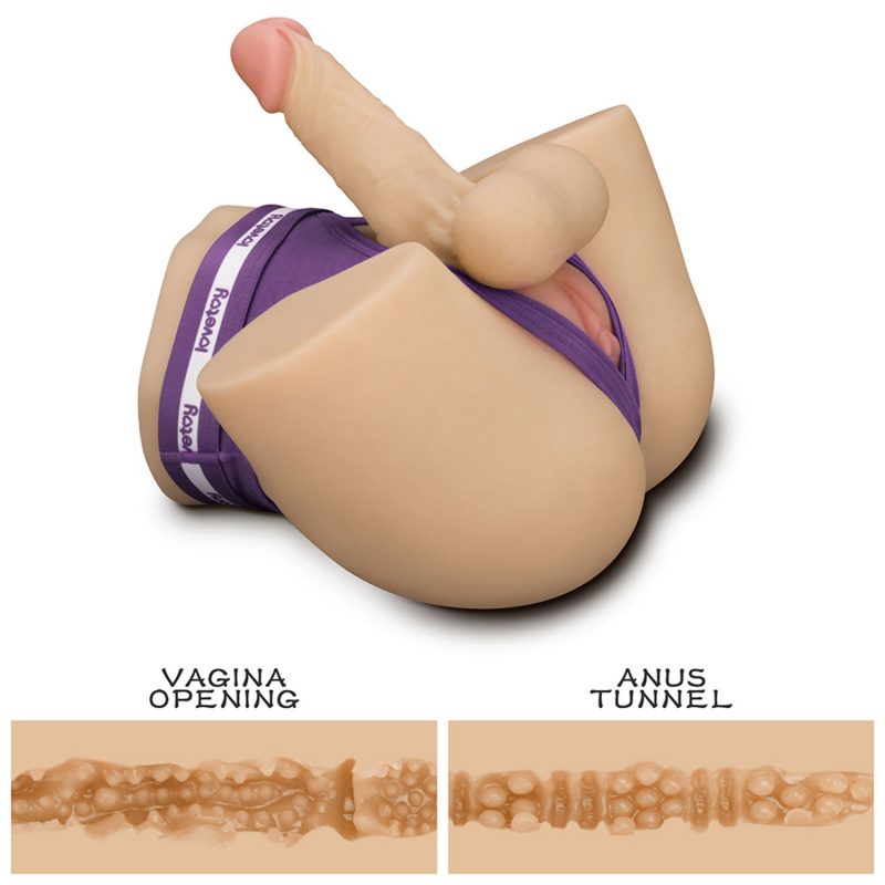 LoveToy - Streetgirl's Dual Motor Sensation Pulse met Dildo - Nude - Afbeelding 11