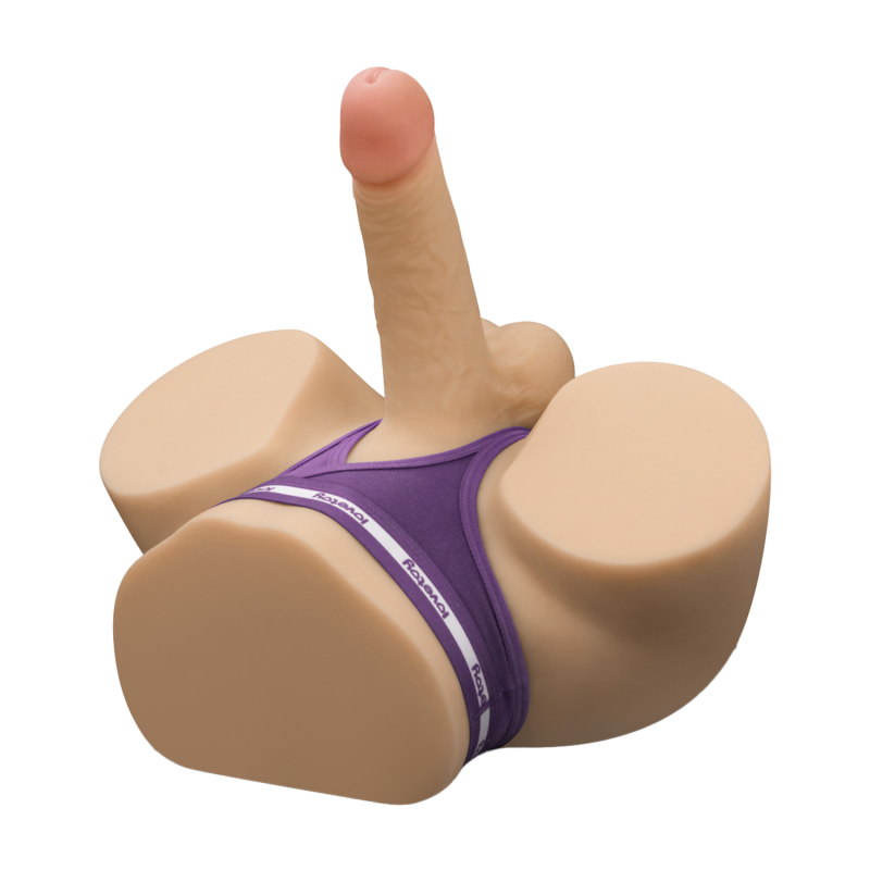 LoveToy - Streetgirl's 17 met buigbare dildo - Nude - Afbeelding 5