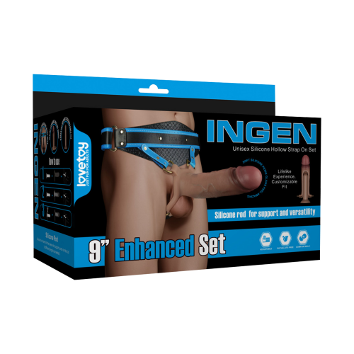 LoveToy - Ingen 23cm - Enchanced Set L/XL/2XL - Nude