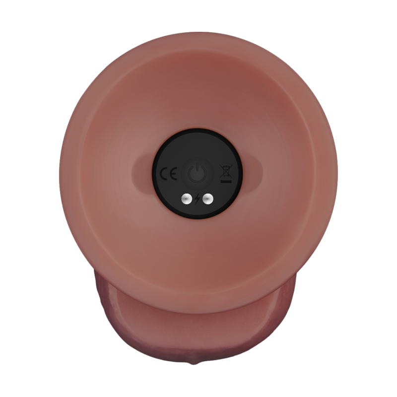 LoveToy - Power Cock 21,5 cm - Vibrerend Dual Desinty - Nude - Afbeelding 7