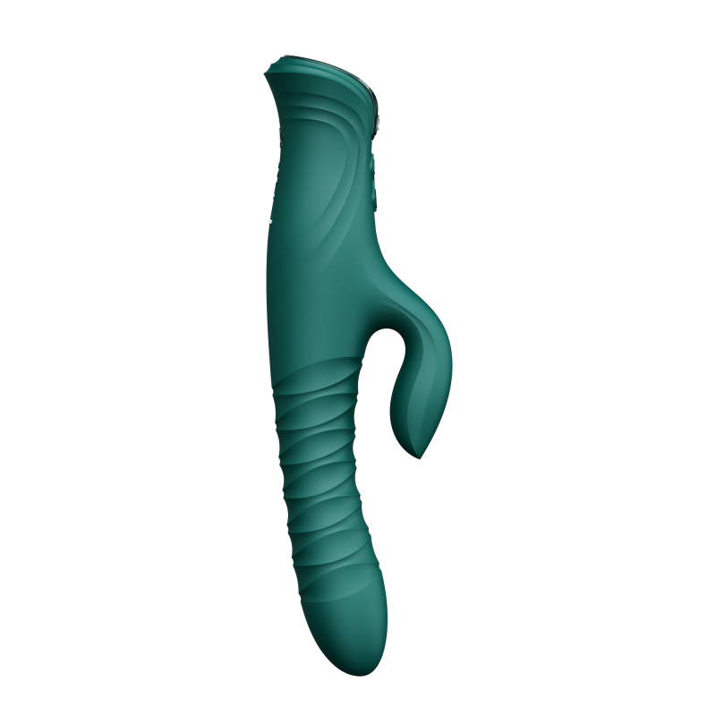 ZALO MOSE 2 – Rabbit Thrusting Vibrator – Groen - Afbeelding 6