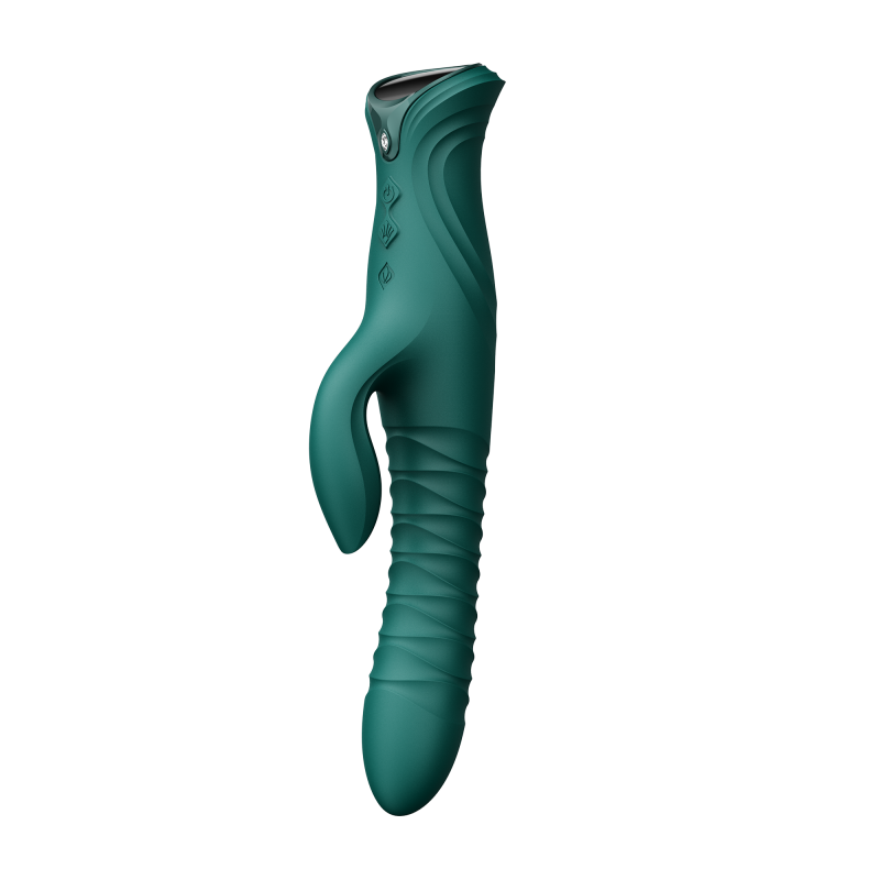 ZALO MOSE 2 – Rabbit Thrusting Vibrator – Groen - Afbeelding 7