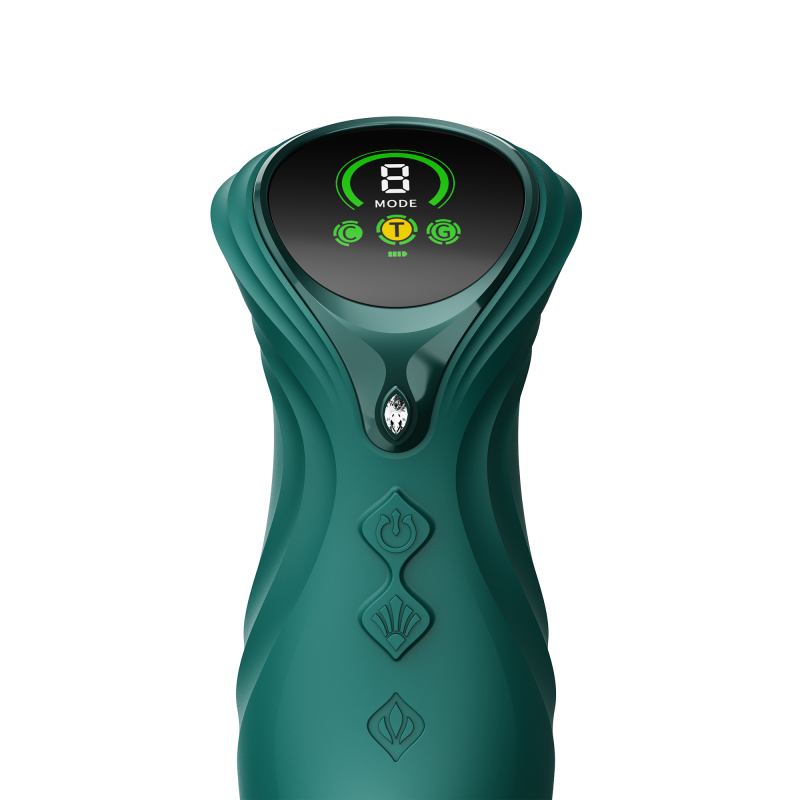 ZALO MOSE 2 – Rabbit Thrusting Vibrator – Groen - Afbeelding 9