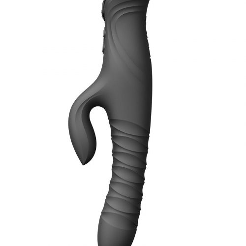 ZALO- Mose 2 - Rabbit Thrusting Vibrator - Zwart