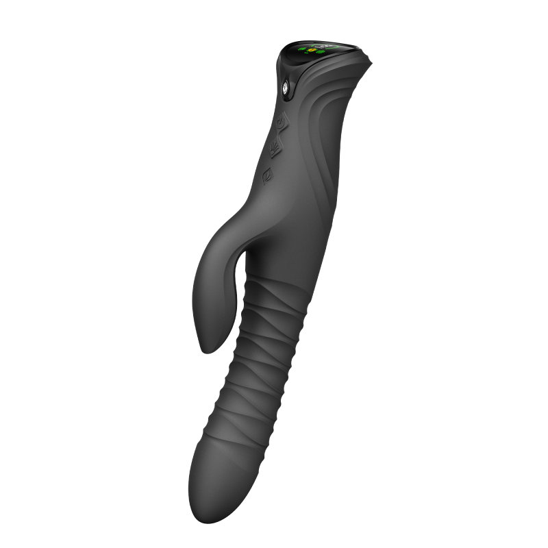 ZALO- Mose 2 - Rabbit Thrusting Vibrator - Zwart - Afbeelding 11