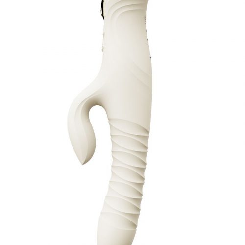ZALO- Mose 2 - Rabbit Thrusting Vibrator - Ivoor Wit