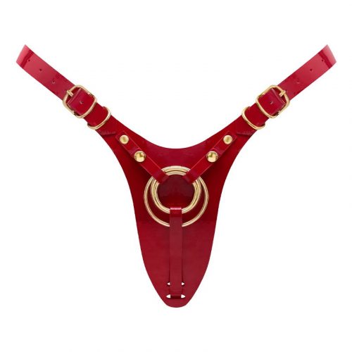 Strap-On-Me - Kunstleren Harnas Fabulous - One Size - Rood Glanzend