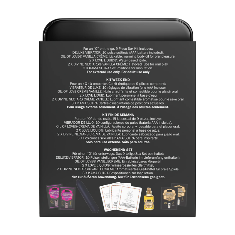 Kama Sutra - Weekender Kit - Vanillecrème – Geschenkset - Afbeelding 3