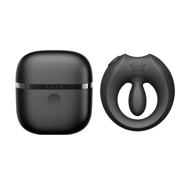 ZALO - Apis - Vibrerende koppelring, App Controlled - Obsidian Zwart - Afbeelding 9