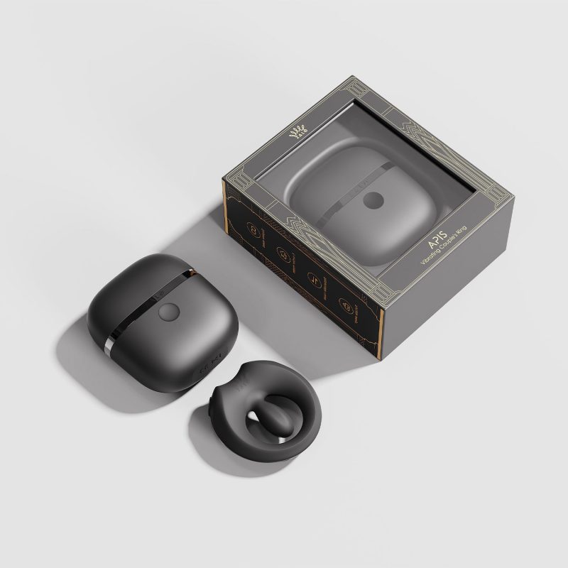 ZALO - Apis - Vibrerende koppelring, App Controlled - Obsidian Zwart - Afbeelding 13