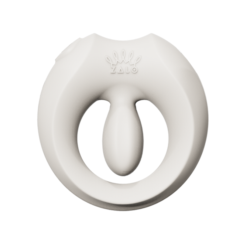 ZALO- Apis - Vibrerende Ring voor Koppels, App Bediend - Ivoor Wit - Afbeelding 3