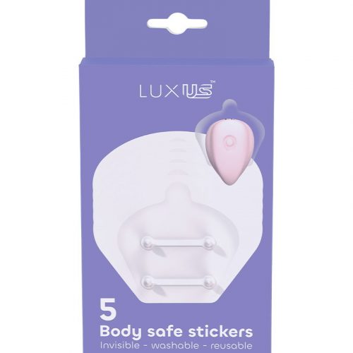 LUXUS – Zelfklevende Stickers – Set van 5 stuks – Transparant