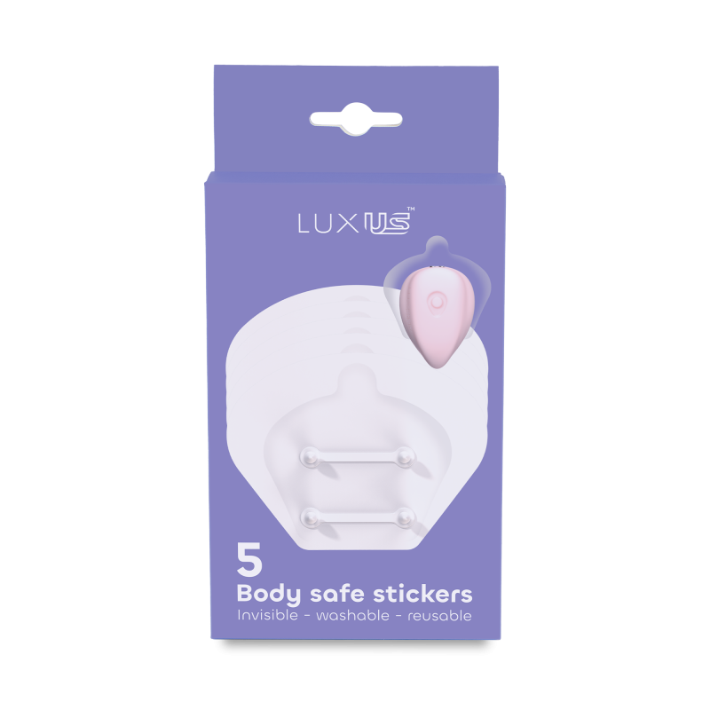 LUXUS – Zelfklevende Stickers – Set van 5 stuks – Transparant - Afbeelding 3