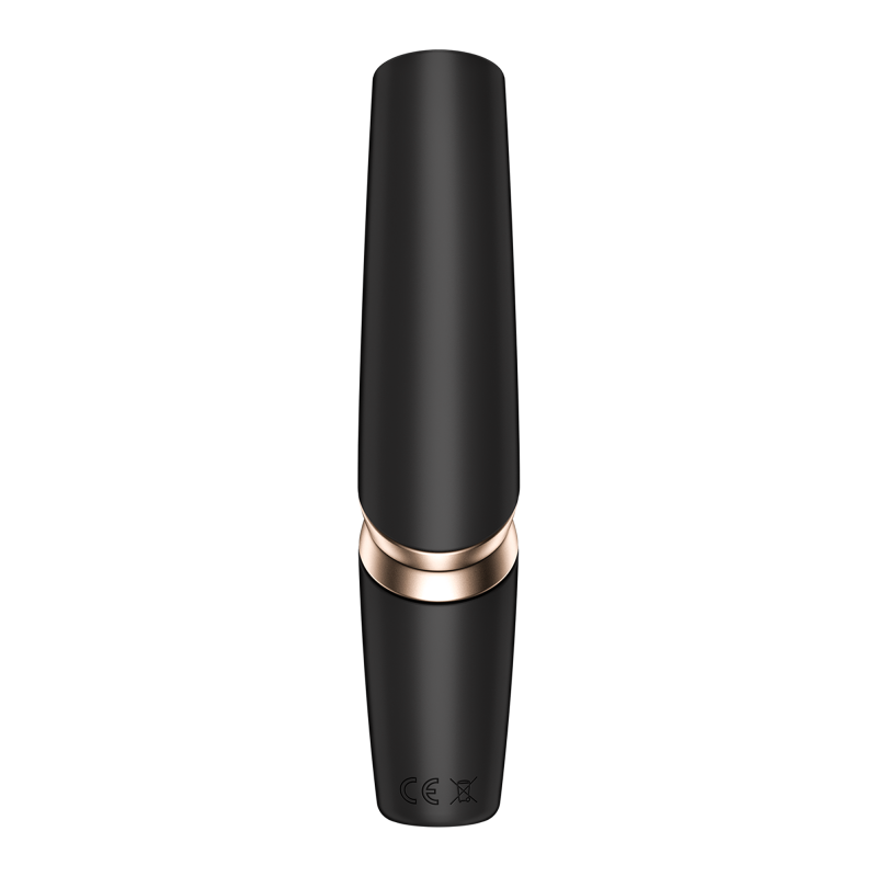 Satisfyer - Perfect Kiss - 3D Luchtpuls Lippenstift Vibrator - Zwart - Afbeelding 6