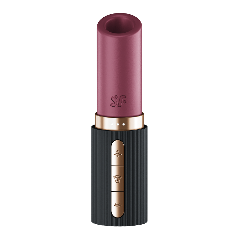 Satisfyer - Pro 2 Kiss - 3D Air Pulse Lipstick Vibrator - Zwart - Afbeelding 2
