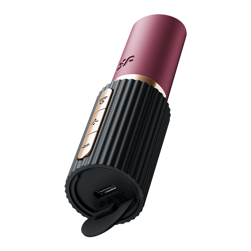 Satisfyer - Pro 2 Kiss - 3D Air Pulse Lipstick Vibrator - Zwart - Afbeelding 8