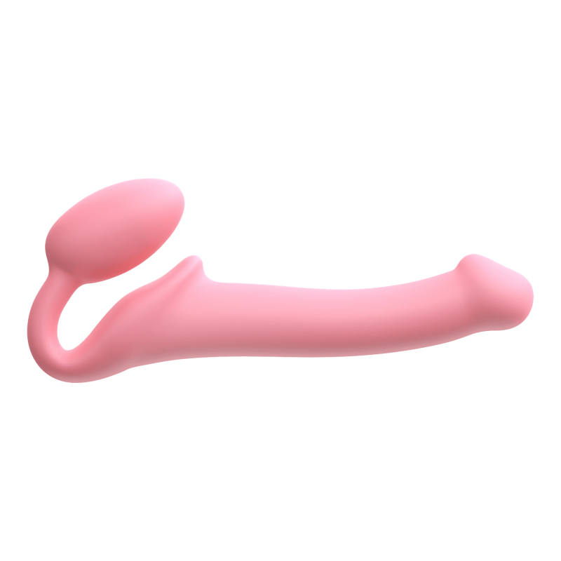 Strap-On-Me - Semi-Realistische Buigbare Strap-On Dildo Maat XL - Roze - Afbeelding 2