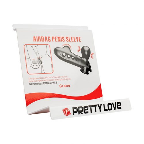 Pretty Love - Airbag Penis Sleeve Slatwall Display - Wit