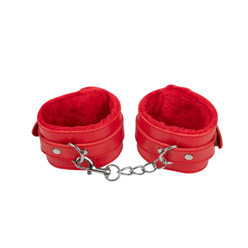 TieMeUp - Handboeien van zacht bont - Rood - Afbeelding 4
