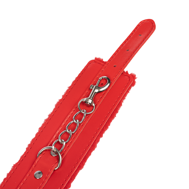 TieMeUp - Handboeien van zacht bont - Rood - Afbeelding 7