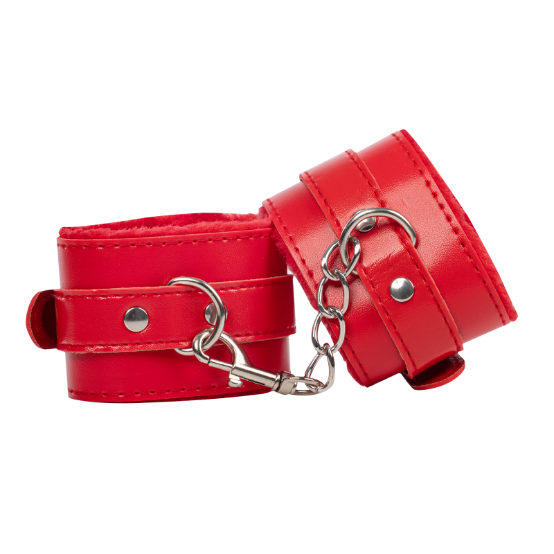 TieMeUp - Handboeien van zacht bont - Rood - Afbeelding 9