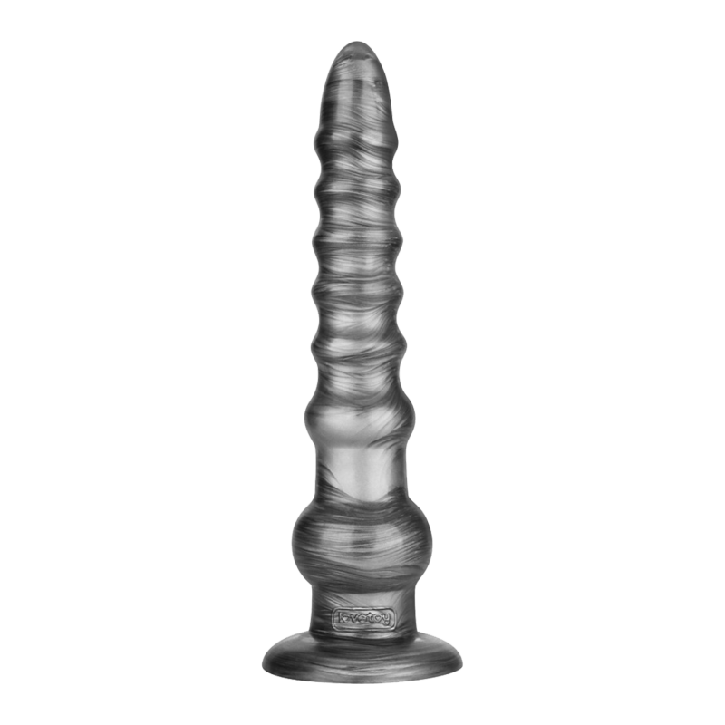 LoveToy - Kingsize Vibrerende Vibrax Slider 32 cm - Zilver - Afbeelding 3