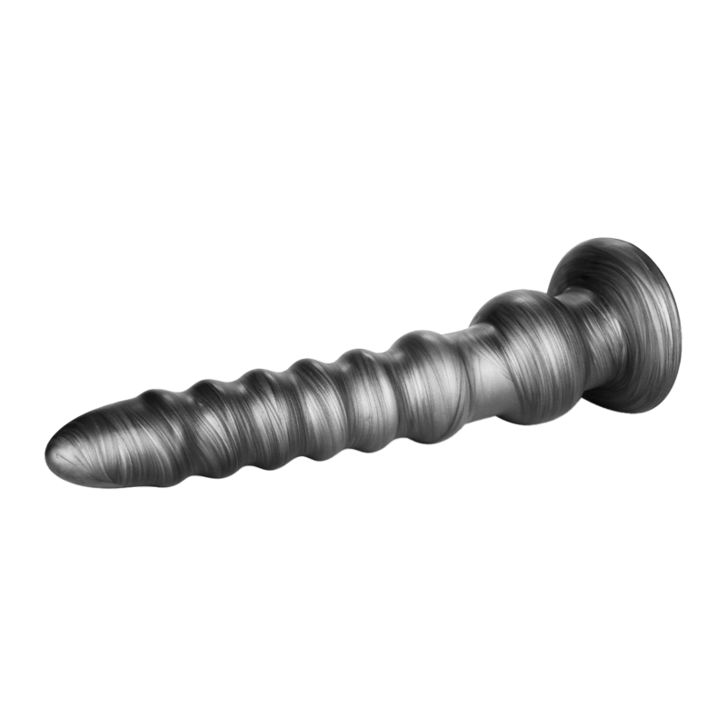 LoveToy - Kingsize Vibrerende Vibrax Slider 32 cm - Zilver - Afbeelding 4
