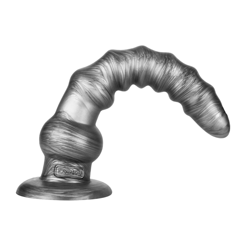 LoveToy - Kingsize Vibrerende Vibrax Slider 32 cm - Zilver - Afbeelding 8
