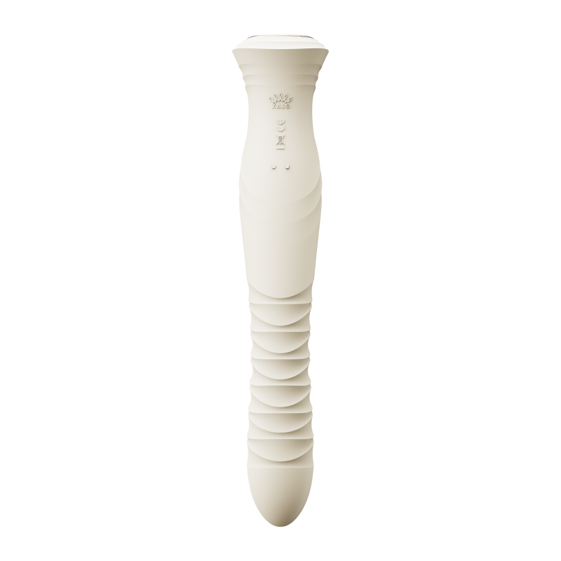 ZALO- Mose 2 - Rabbit Thrusting Vibrator - Ivoor Wit - Afbeelding 7