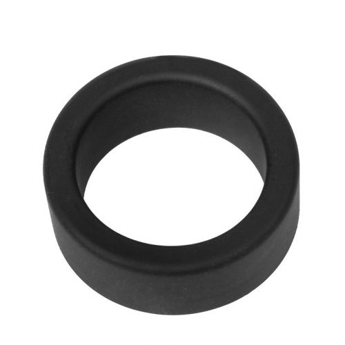 Rimba Bondage Play - Siliconen Balring - 20 mm - Zwart
