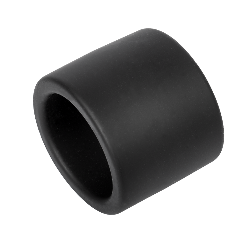 Rimba Bondage Play - Siliconen Balring - 40 mm - Zwart - Afbeelding 4