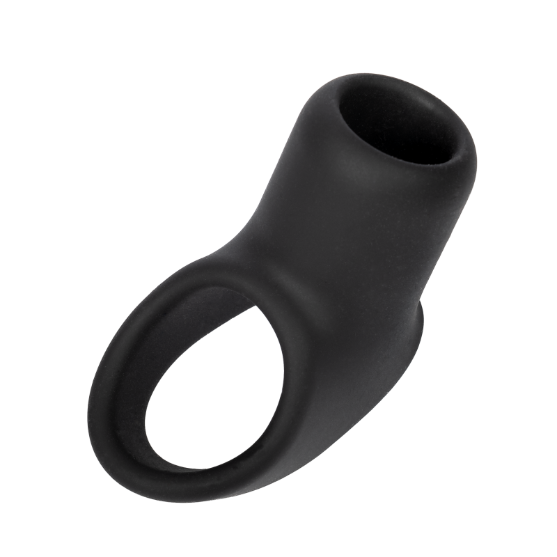 Rimba Bondage Play - Siliconen Penis Sleeve - Zwart - Afbeelding 2