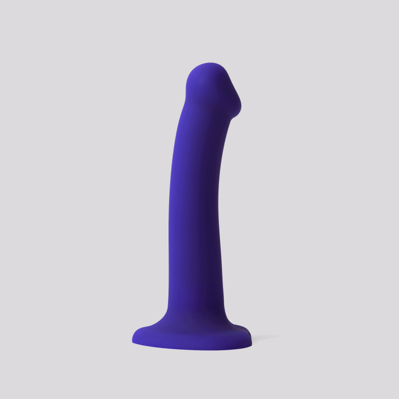Strap-On-Me - Glow LED Dildo - Maat M - Paars - Afbeelding 10