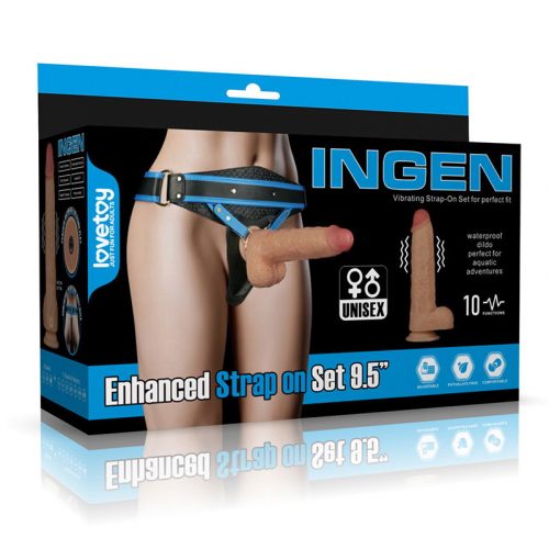 LoveToy - Ingen - Vibrating Enhanced Strap-on Set 9