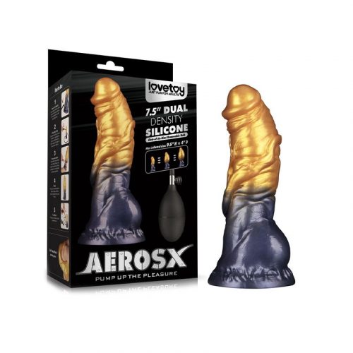 LoveToy - Dual Density Opblaasbare Dildo 7