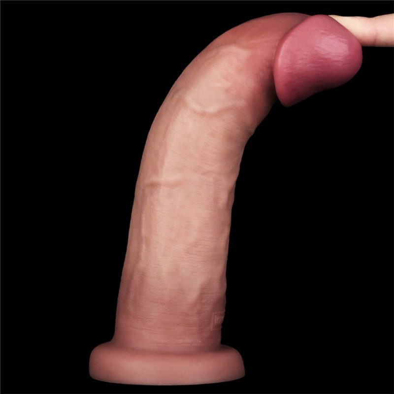 LoveToy - Vibrerende Sliding Skin Pro II met afstandsbediening - 9" / 23 cm - Nude - Afbeelding 15