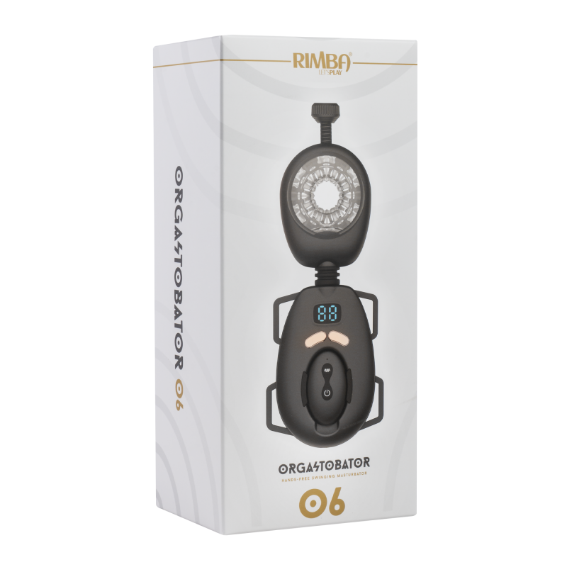 Rimba Toys - Orgastobator 06 - Masturbator voor mannen met swingfunctie - Zwart - Afbeelding 9
