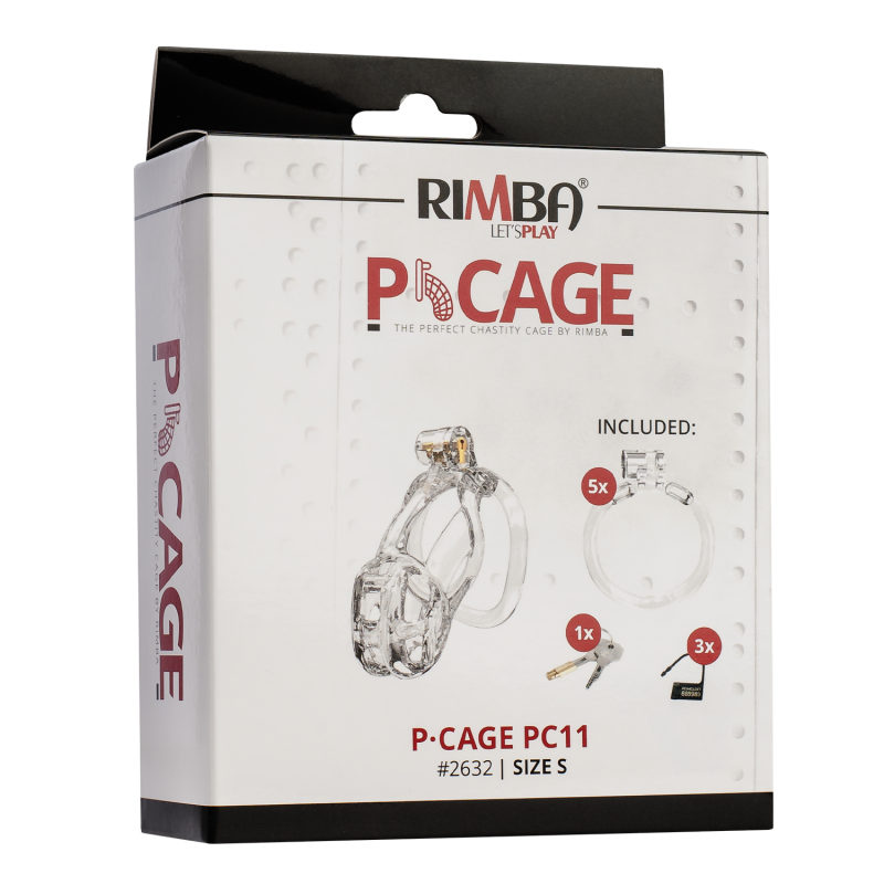 Rimba P-Cage - P-Cage PC11 - Peniskooi maat S - Transparant - Afbeelding 3