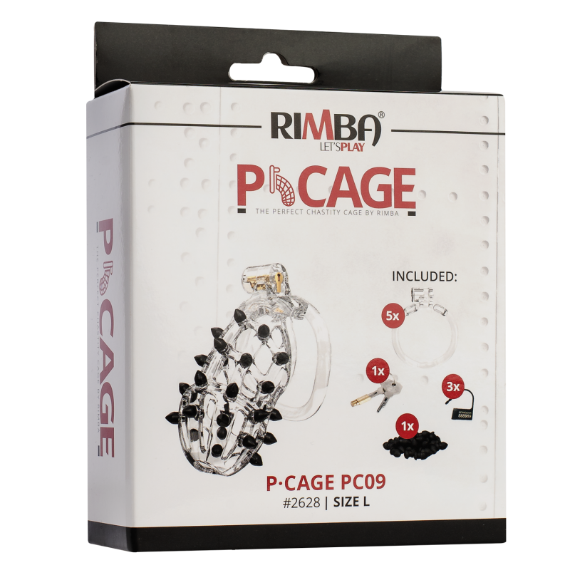 Rimba P-Cage - P-Cage PC09 - Peniskooi Maat L - Transparant - Afbeelding 3