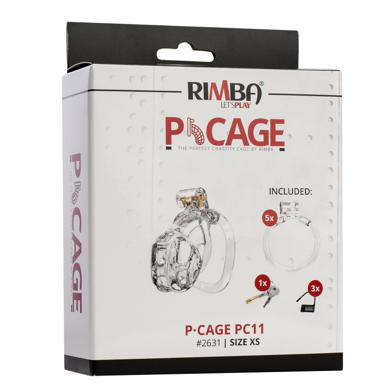 Rimba P-Cage - P-Cage PC11 - Peniskooi maat XS - Transparant - Afbeelding 3