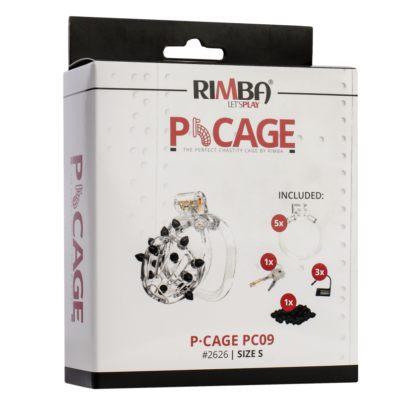 Rimba P-Cage - P-Cage PC09 - Peniskooi Maat S - Transparant - Afbeelding 3