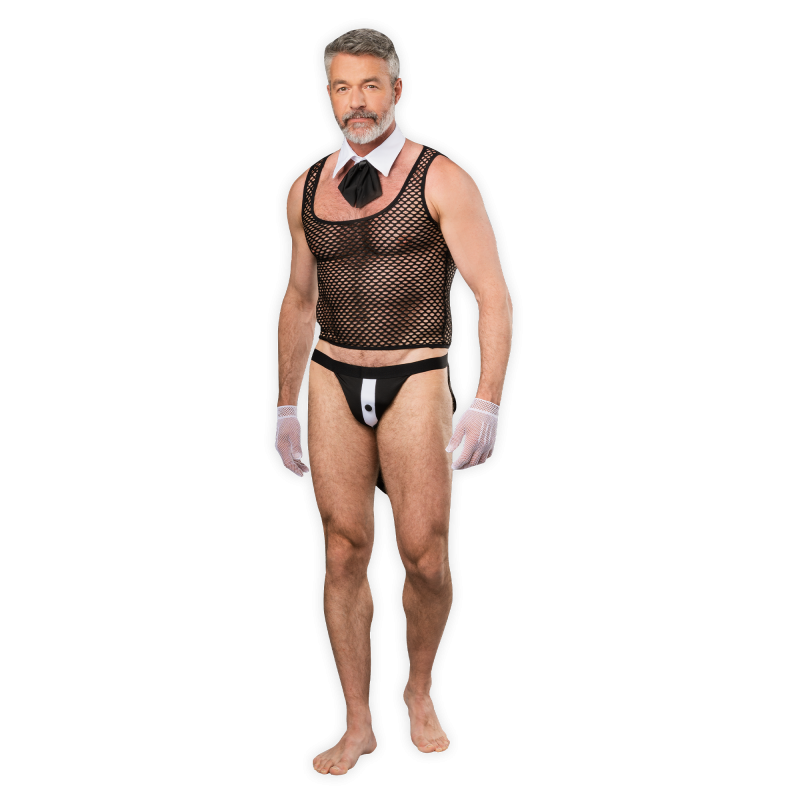 Amorable by Rimba - Sexy Gigolo Set - Zwart, Wit - Afbeelding 3