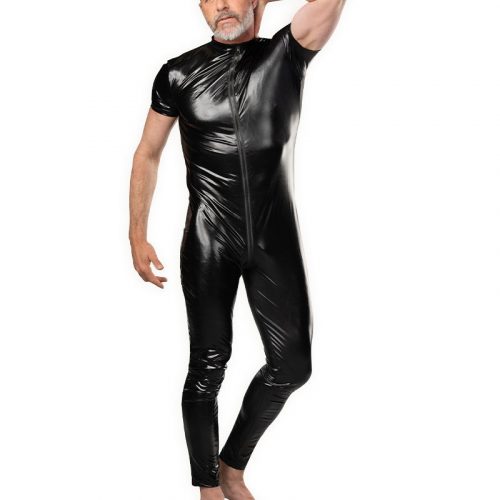 Amorable by Rimba - Wetlook Overall - Zwart