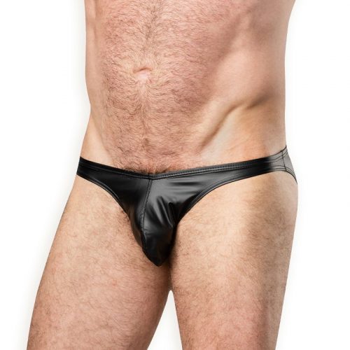 Amorable by Rimba - Wetlook Slip - One Size - Zwart